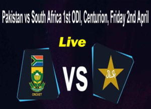 Read more about the article Today Cricket Match Pak vs SA 1st ODI Live 2 April 2021