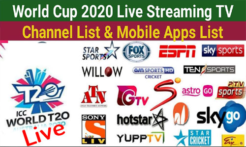 ICC T20 World Cup Live TV Channels List
