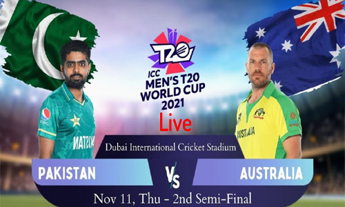 2nd Semi-Final ICC T20 World Cup Australia vs Pakistan Live