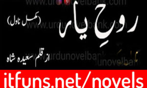 Read more about the article Rooh e Yar by Saeeda Shah Complete Novel